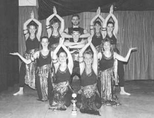 Landesmeister 1995: Tanzgruppe "Achat"